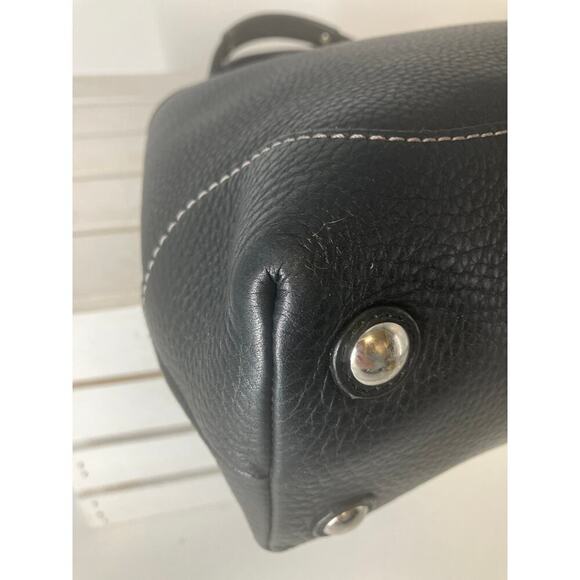 COACH 14425 LARGE BLACK PEBBLED LEATHER HANDBAG - Picture 9 of 14